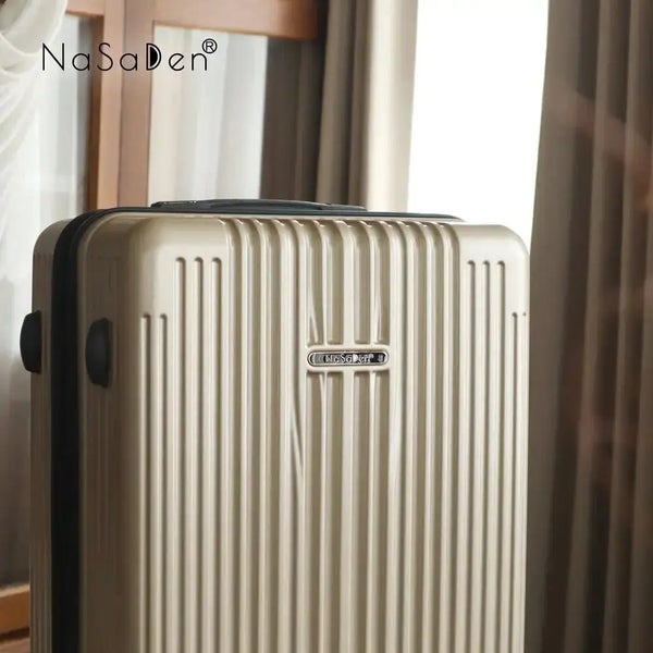 【納莎登 NaSaDen】★29吋 二代版 新無憂 無憂霧面髮絲紋拉鍊行李箱 復刻駝金